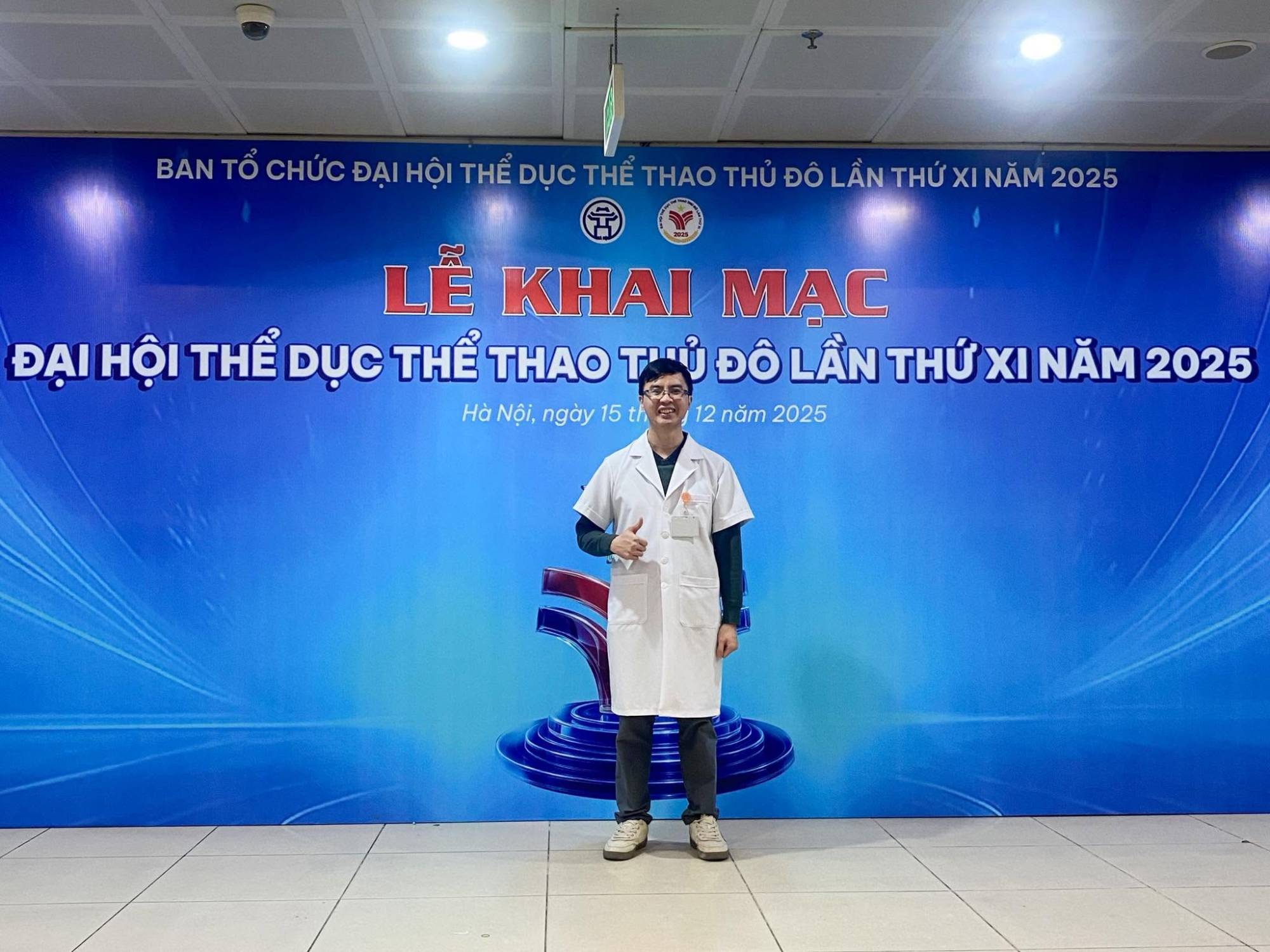 Đội y tế Lễ khai mạc Đại hội Thể dục Thể thao Thủ đô lần thứ XI năm 2025, Hà Nội 15/12/2025
